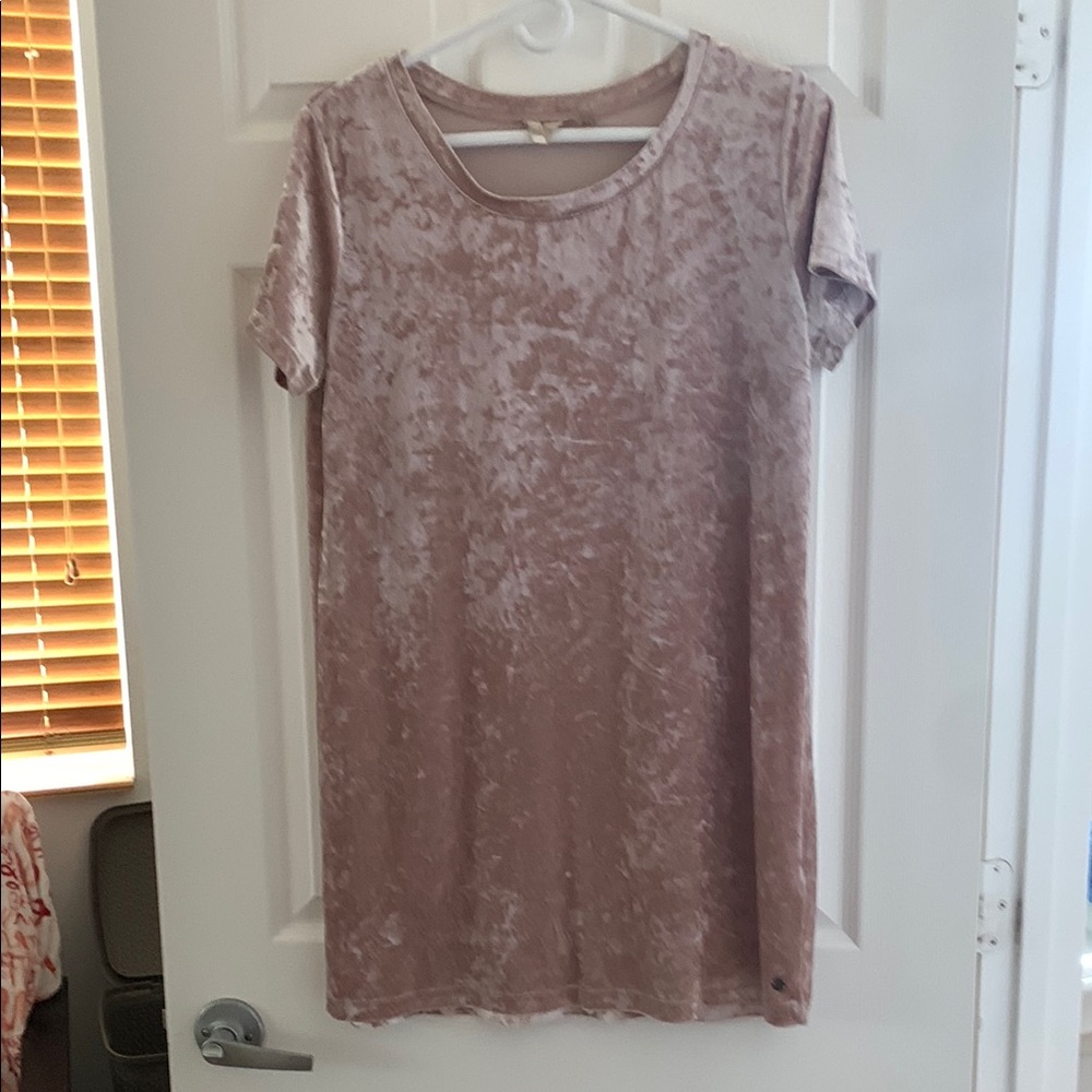 Roxy Pink Short Sleeve Dress